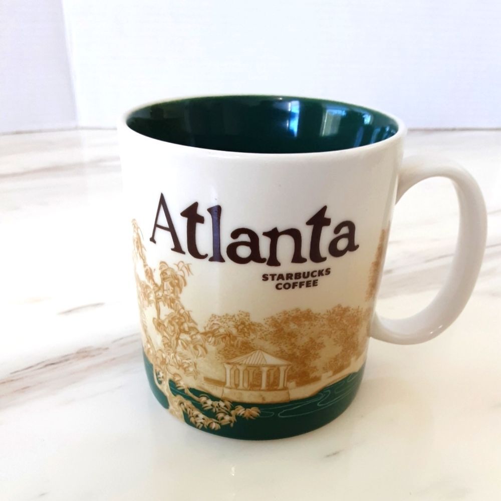 STARBUCKS ATLANTA GLOBAL ICON COLLECTION 2011 COFFEE CUP OZ 16